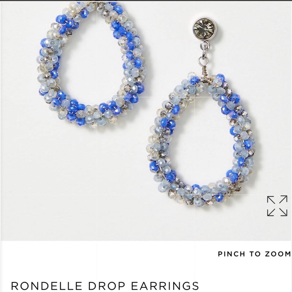 NWT Loft Rondelle Drop Earrings